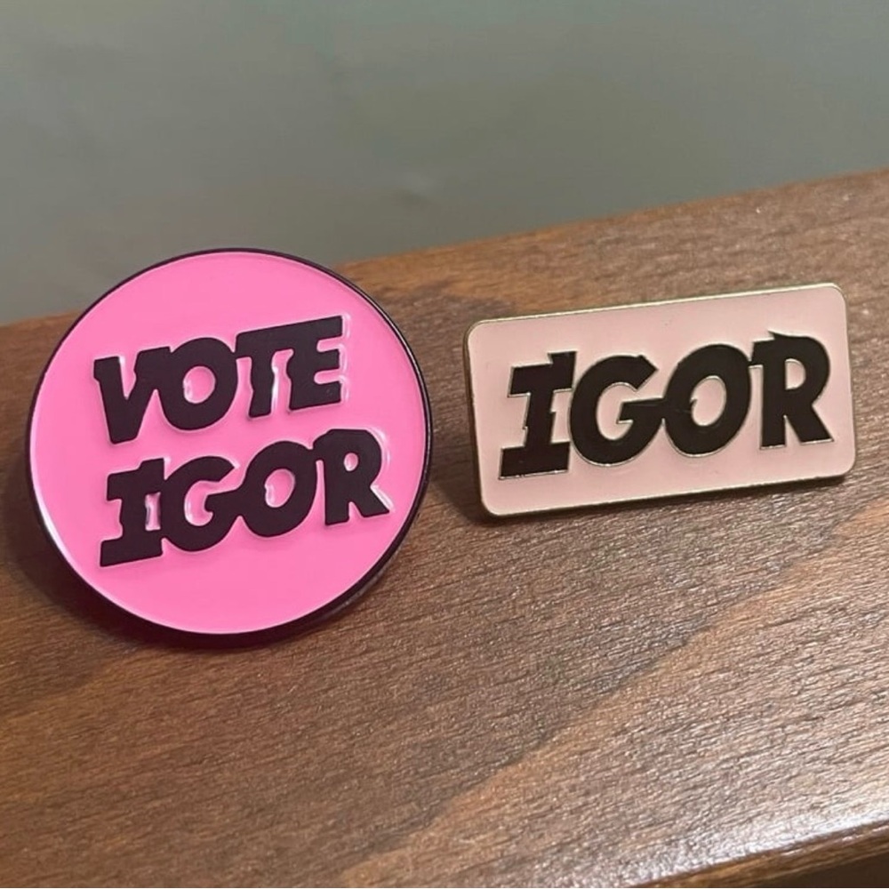 Tyler The Creator “Vote Igor” Enamel Pin Set